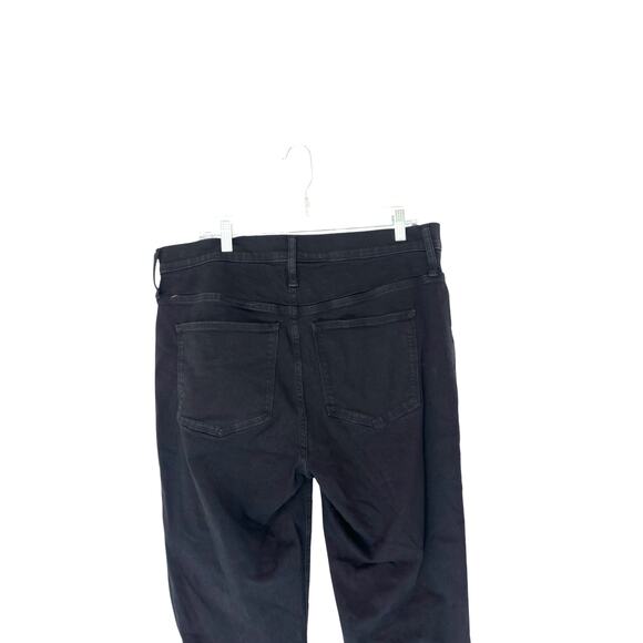 J.Crew Black Basic Casual All Day Stretch Bootcut Jeans Size 33 Style BW338 - Picture 7 of 11